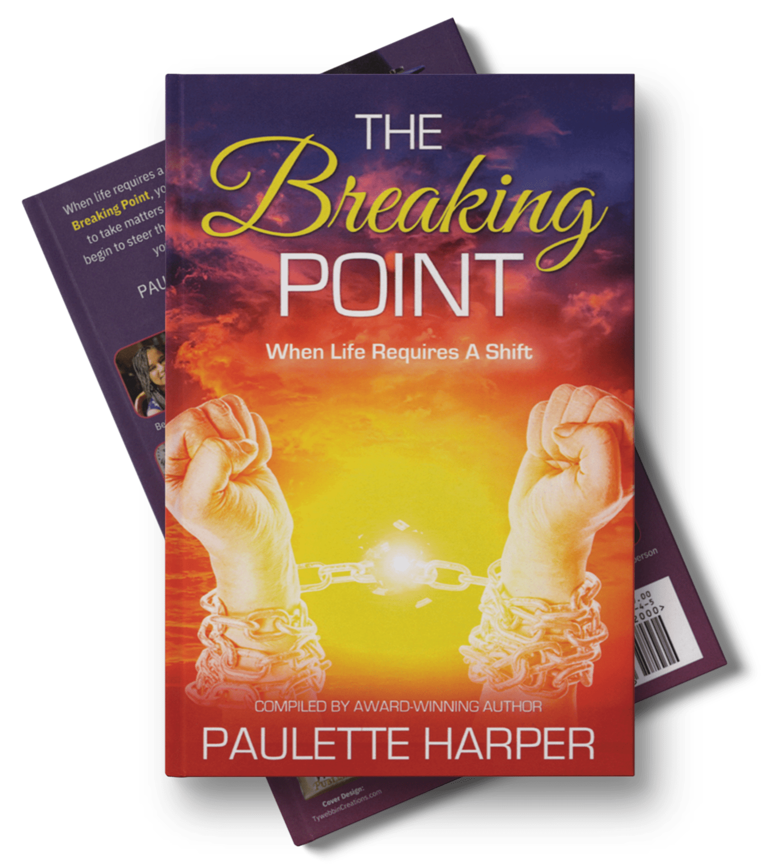 The Breaking Point without background - Author Caroyln Coleman - CPW Bookshelf and Beyond - 2000px